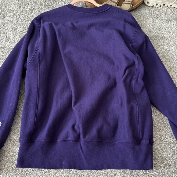 purple champion medium nyu sweatshirt - Picture 5 of 5